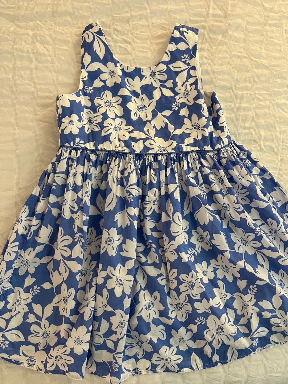 Cynthia Rowley Blue and White Floral Sundress